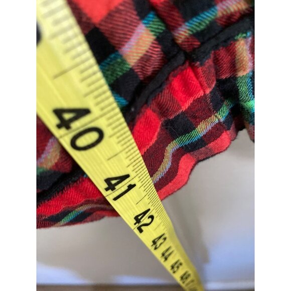 Wonderland Target Men’s Red Black Green Plaid Pajama Set in Med - Picture 9 of 16